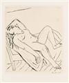 MAX BECKMANN Liegende.